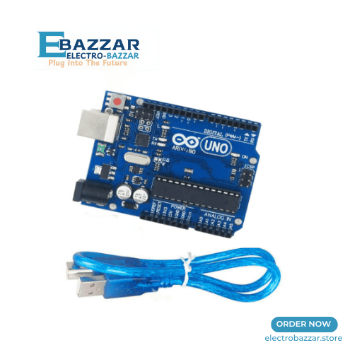 Arduino UNO R3 with Cable-ATmega328 Microcontroller Board in pakistan