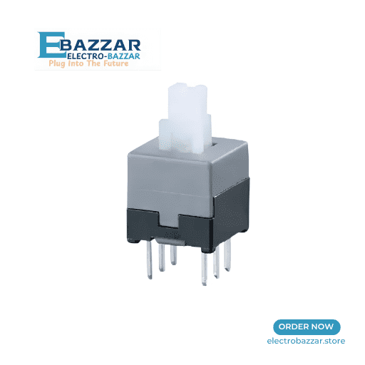 6-Pin Momentary Push Button – Compact PCB Tactile Switch Module