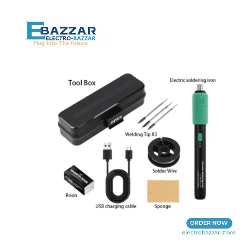 15W Rechargeable USB to C Type Soldering Iron Set